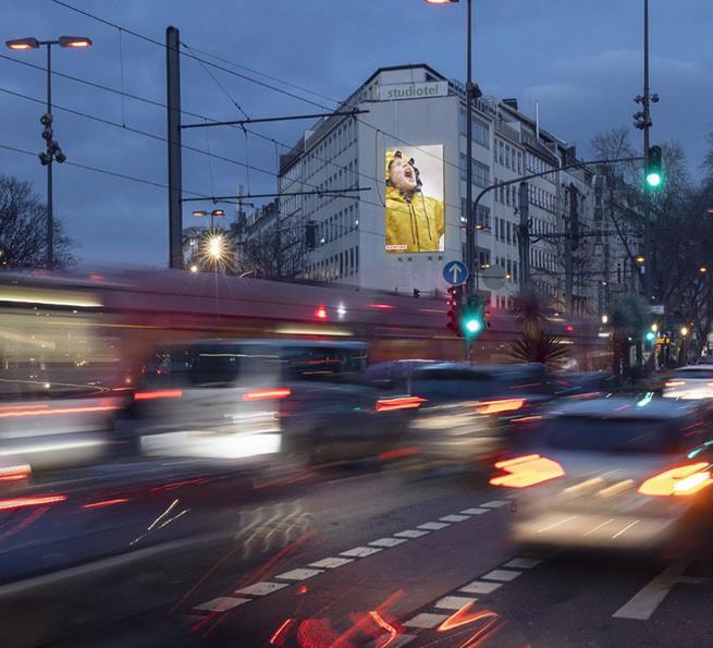 德國(guó)大屏廣告